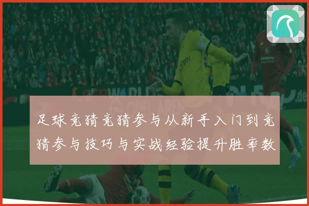 足球竞猜竞猜参与从新手入门到竞猜参与技巧与实战经验提升胜率数据研判